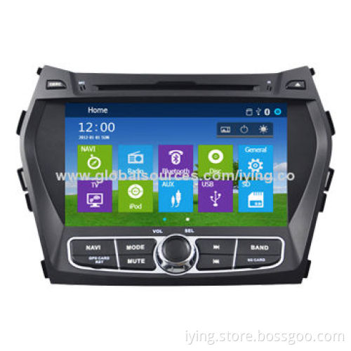 Car DVD Player for Hyundai IX45 with GPS Navigation System, Radio, DVD